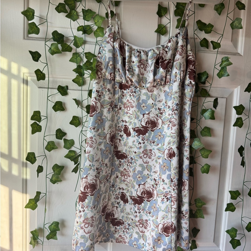Floral Spaghetti Strap Dress